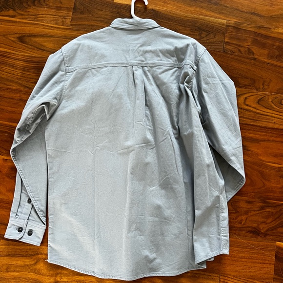 Men’s Large Light Gray Button Down Guide Gear Shirt - Picture 2 of 9